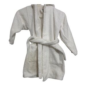 Cozy White Kids Pajama Robe